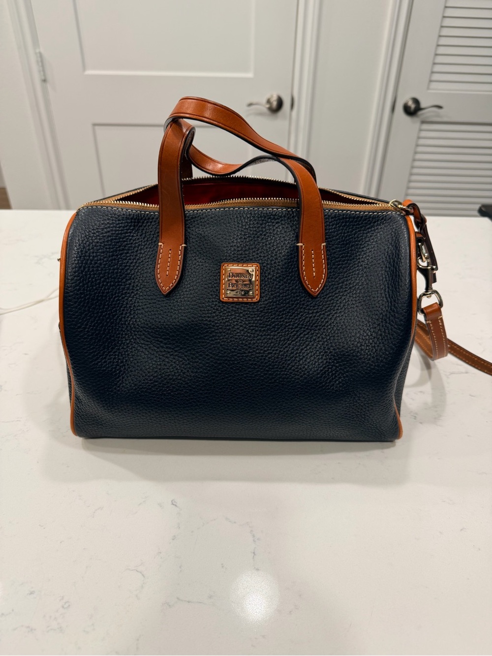 Dooney & Bourke Pebble Grain Olivia Satchel - Picture 2 of 12